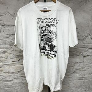 1996 Rat Fink Big Daddy Ed Roth Signed T-Shirt XL Single Stitch Vintage 90s